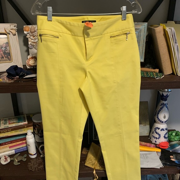 Inc bright yellow pants EUC - Picture 2 of 4